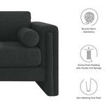 Visible Boucle Fabric Sofa by Lefancy