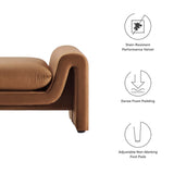 Waverly Performance Velvet Bench by Lefancy