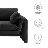 Waverly Boucle Fabric Sofa by Lefancy