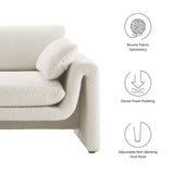 Waverly Boucle Fabric Sofa by Lefancy