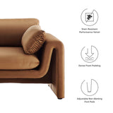 Waverly Performance Velvet Sofa by Lefancy