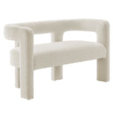 Kayla Boucle Upholstered Loveseat by Lefancy