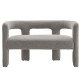 Kayla Boucle Upholstered Loveseat by Lefancy