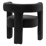 Kayla Boucle Upholstered Armchair by Lefancy