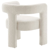 Kayla Boucle Upholstered Armchair by Lefancy