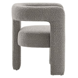 Kayla Boucle Upholstered Armchair by Lefancy