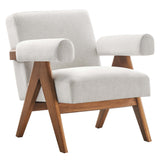 Lyra Fabric Armchair by Lefancy