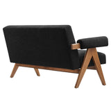 Lyra Boucle Fabric Loveseat by Lefancy
