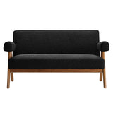 Lyra Boucle Fabric Loveseat by Lefancy