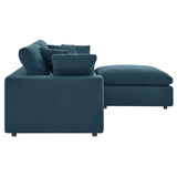 Commix Down Filled Overstuffed Sectional Sofa by Lefancy