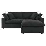 Commix Down Filled Overstuffed Sectional Sofa by Lefancy