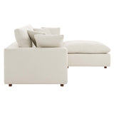 Commix Down Filled Overstuffed Sectional Sofa by Lefancy