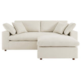 Commix Down Filled Overstuffed Sectional Sofa by Lefancy