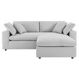 Commix Down Filled Overstuffed Sectional Sofa by Lefancy