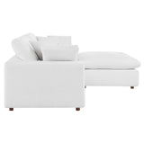 Commix Down Filled Overstuffed Sectional Sofa by Lefancy