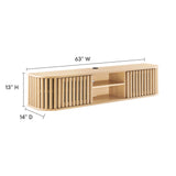 Fortitude 63" Wall-Mounted TV Stand by Lefancy