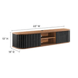 Fortitude 63" Wall-Mounted TV Stand by Lefancy