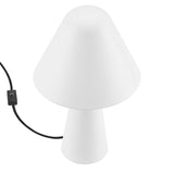 Jovial Metal Mushroom Table Lamp by Lefancy