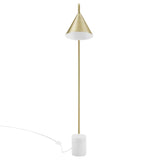 Ayla Marble Base Floor Lamp by Lefancy