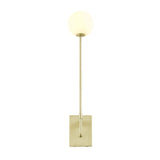 Riva White Globe Wall Sconce by Lefancy