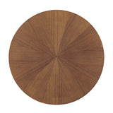 Crossroads 24” Round Wood Side Table by Lefancy