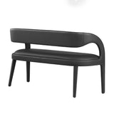 Pinnacle Vegan Leather Accent Bench by Lefancy