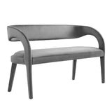 Pinnacle Performance Velvet Accent Bench by Lefancy