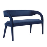 Pinnacle Performance Velvet Accent Bench by Lefancy