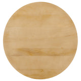Lina Round Wood Side Table by Lefancy