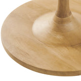 Lina Round Wood Coffee Table by Lefancy