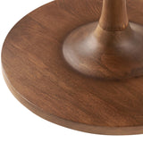 Lina Round Wood Coffee Table by Lefancy