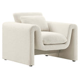 Waverly Boucle Upholstered Armchair by Lefancy