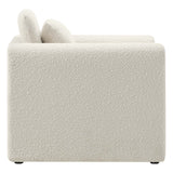 Waverly Boucle Upholstered Armchair by Lefancy