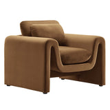 Waverly Performance Velvet Armchair by Lefancy
