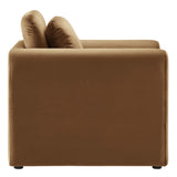 Waverly Performance Velvet Armchair by Lefancy