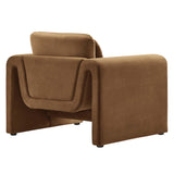 Waverly Performance Velvet Armchair by Lefancy