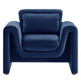 Waverly Performance Velvet Armchair by Lefancy