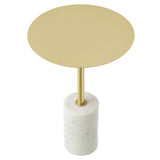 Lyric Round Side Table by Lefancy