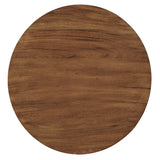 Viva Round Acacia Wood Side Table by Lefancy