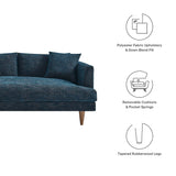 Zoya Left-Facing Down Filled Overstuffed Sectional Sofa by Lefancy