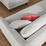 Zoya Down Filled Overstuffed Sofa and Ottoman Set by Lefancy