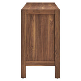 Capri 65" Wood Grain Sideboard Storage Cabinet by Lefancy