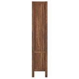 Capri 4-Shelf Wood Grain Bookcase by Lefancy