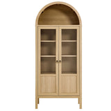 Tessa Tall Arched Storage Display Cabinet by Lefancy
