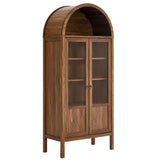 Tessa Tall Arched Storage Display Cabinet by Lefancy