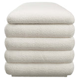 Mezzo Boucle Upholstered Storage Bench by Lefancy