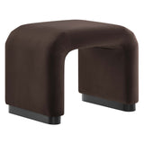 Koda Performance Velvet Waterfall Stool by Lefancy