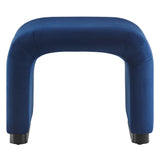 Koda Performance Velvet Waterfall Stool by Lefancy