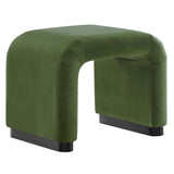 Koda Performance Velvet Waterfall Stool by Lefancy