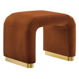 Koda Performance Velvet Waterfall Stool by Lefancy